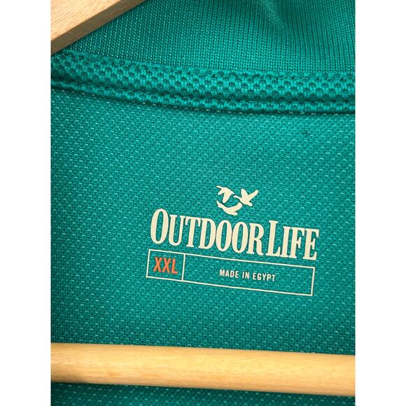 Outdoor Life Men’s Polo Shirt - Hunter Green‎ (Size XXL) - Picture 8 of 9